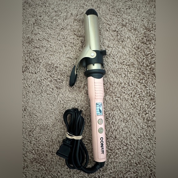 Tayshia by Conair 1.25" Tourmaline Ceramic Clip/Clipless Hair Curling Irons - Picture 2 of 3